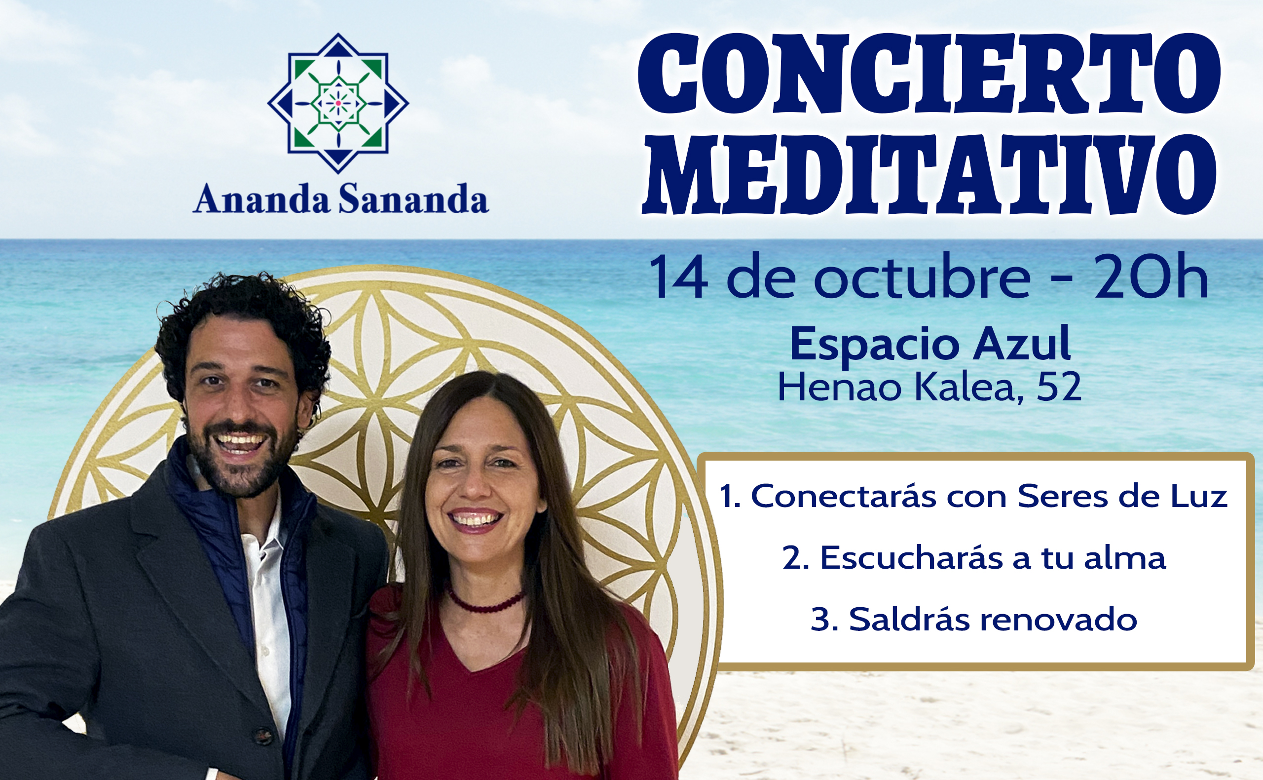 Concierto Meditativo y Curso Aprender a Canalizar con Ananda Sananda