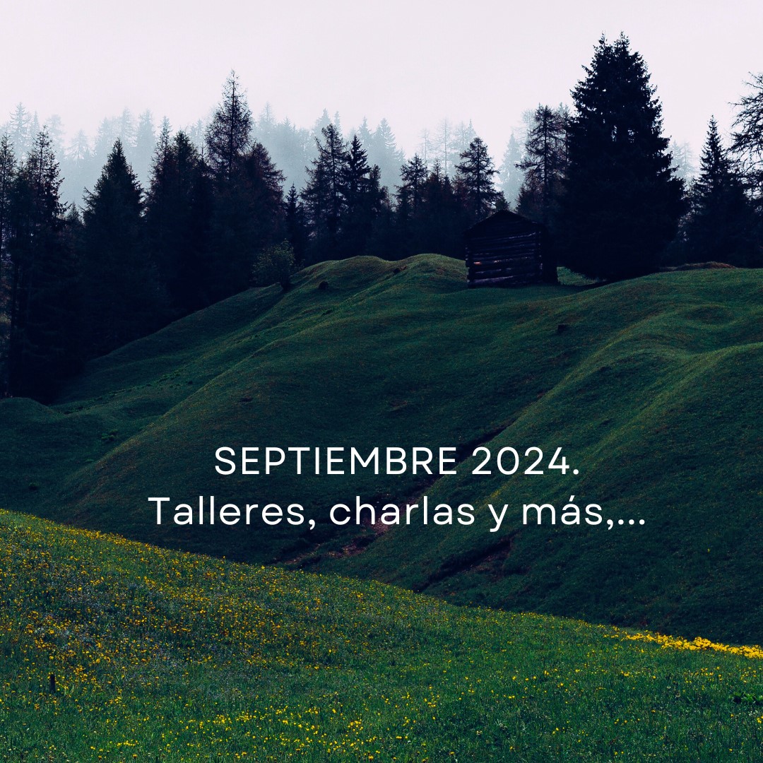 SEPTIEMBRE 2024. Talleres, charlas y más,…